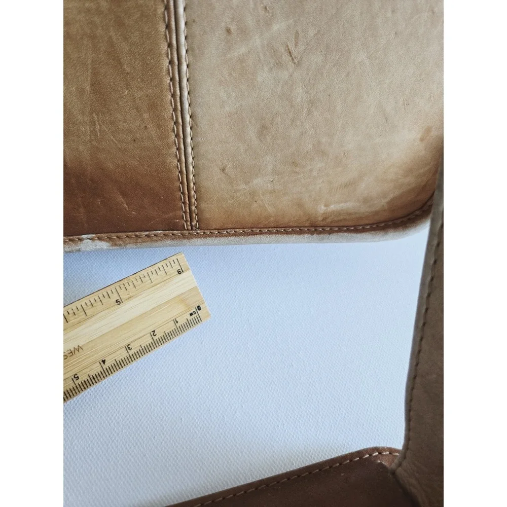 Vintage Charlie Leather Company Shoulder Computer Bag Sache